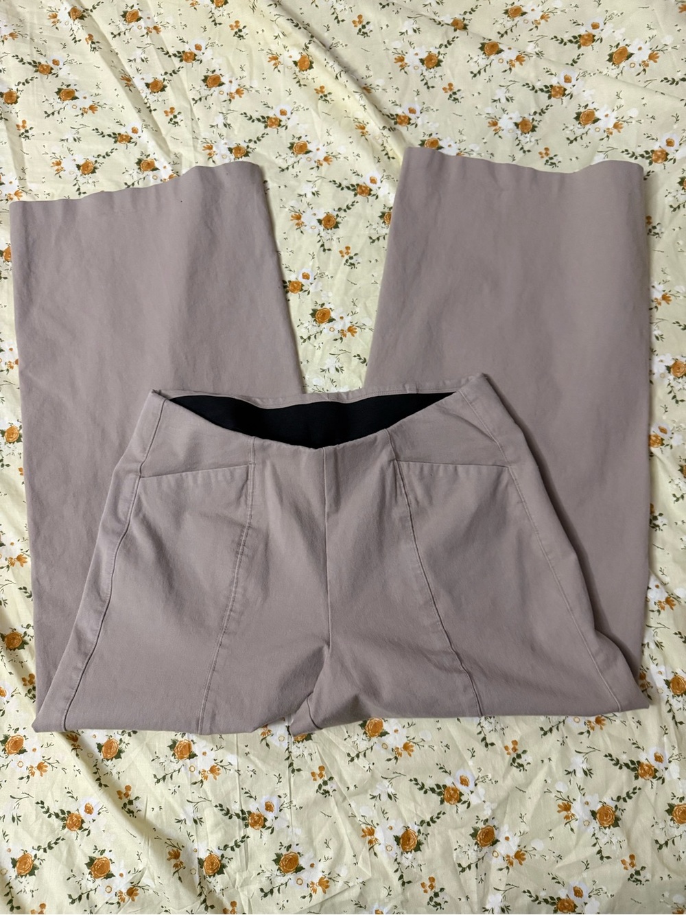 Old Navy women Straight-Leg Pants in Dusty Mauve